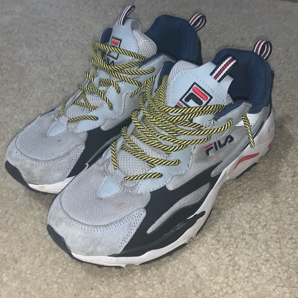 grey Men’s fila shoes size 9